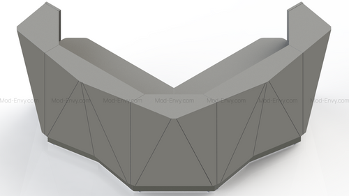 Alpa Reception Desk model ALP14 by MDD Office Furniture