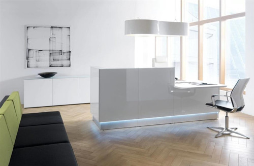 Linea Reception Desk model LIN35L by MDD Office Furniture