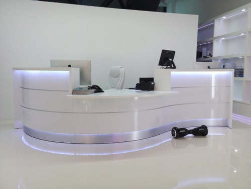 Valde Reception Desk models LAV34L by MDD Office Furniture