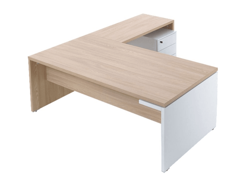 Mito Executive Desk + Right Extension by MDD Office Furniture