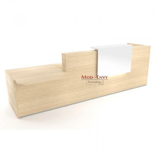 Tera Countertop Reception Desk TRA39L, TRA40L, TRA41L by MDD Office Furniture