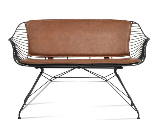 ZEBRA INDOOR/OUTDOOR LOVESEAT SOFA