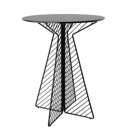 Cafe Bar Table in Black by Bend Goods