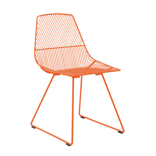 Ethel Side Chair in orange finish by Bend Goods 1