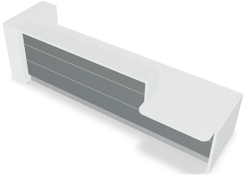 Valde Reception Desk LAV45L - 143" by MDD Office Furniture