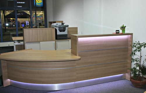 Valde Reception Desk LAV89L - 112" by MDD Office Furniture