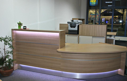 Valde Reception Desk LAV91L by MDD Office Furniture