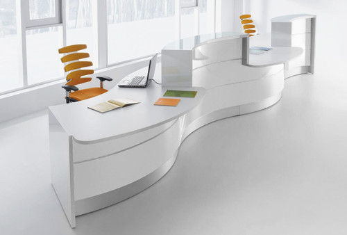 Valde Reception Desk model LAV37L by MDD Office Furniture