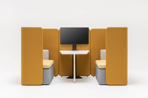 Kaiva Meeting Cublicle w/ optional tv stand & meeting table by MDD