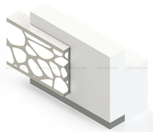 Organic Reception Desk modelLOG12PG by MDD Office Furniture
