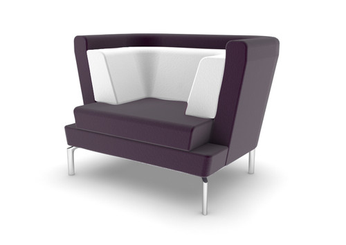 Entente Low Back 1-Seater by Boss Design