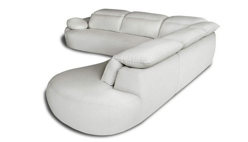 Barcelona Sectional Sofa w/ RHF Bumper Chaise (Emily 1) by Modekraft - Special Order