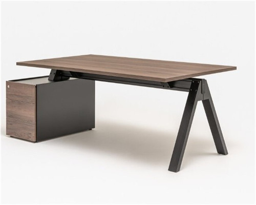 Viga Desk w/ Left Pedestal V07L, V08L by MDD Office Furniture