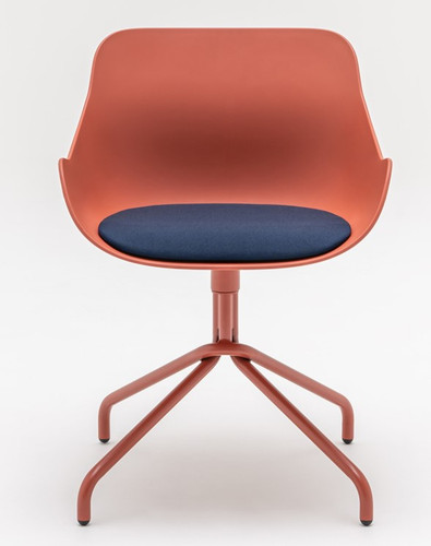 Baltic Remix Brick Red Semi-Matte RAL 0404040 base by MDD Office Furniture