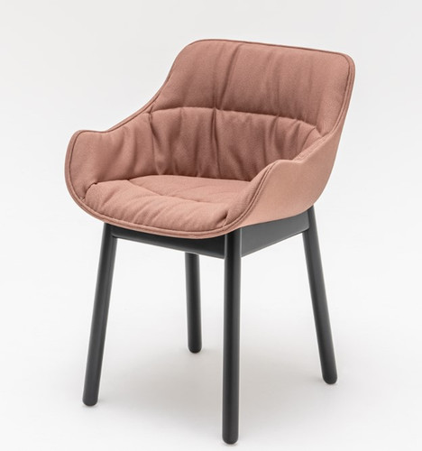 Baltic Soft Duo Fabric Office Chair w/ Wood Base by MDD Office Furniture