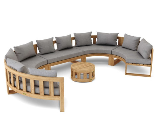 SET-812 Circular Modular Deep Seating by Anderson Teak SET-812 Circular Modular Deep Seating by Anderson Teak