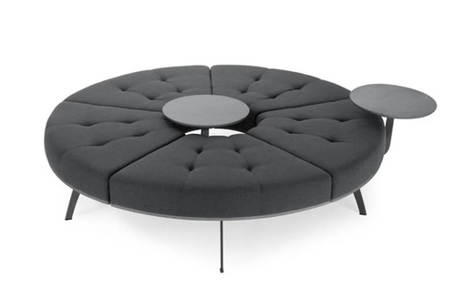 Millepiedi Round Low Bench by True Design