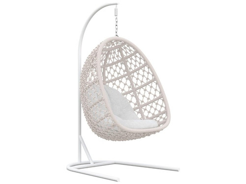 Amelia Rope Hanging Chair - Sand AME-R06HC-CU by Azzurro Living