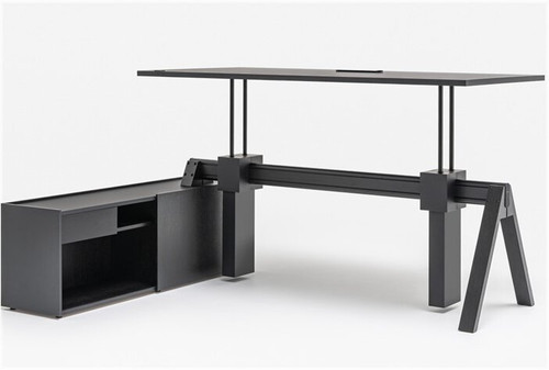 Viga Electric Adjustable Desk w/ Left Storage V03LR, V04LR by MDD Office Furniture