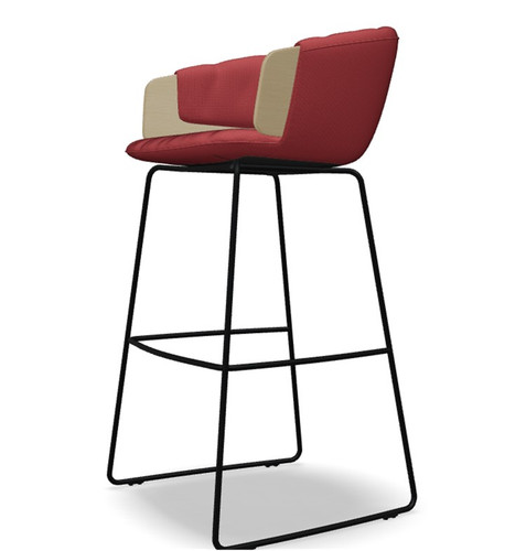 Collar Sledge Bar Stool - CL3P24H by MDD Office Furniture