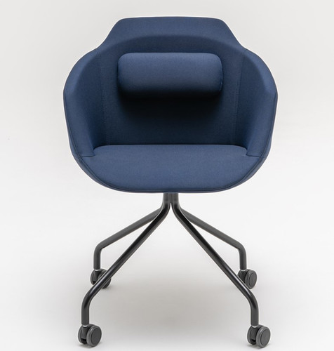 Ultra Conference Chair w/ 4-Star Metal Base w/ Castors UFP18K by MDD Office Furniture