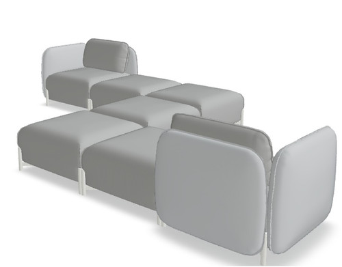 Linka Modular Sofa - LKS10L by MDD Office Furniture