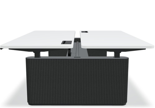 Ogi Drive 78"Twin Motor Sit-Stand Office Bench Desk w/ Felt Panels by BODF720 by MDD Office Furniture