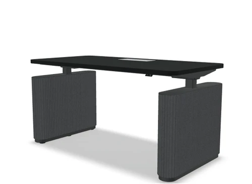 Ogi Drive 47" Electric Sit-Stand Office Bench Desk w/ Felt Panels - BODF52, BODF527 by MDD Office Furniture