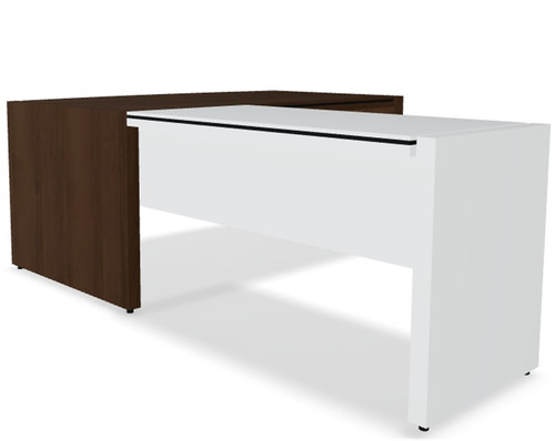 Status Left Side Desk Extension - X16 by MDD Office Furniture
