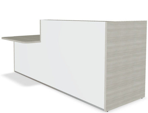 Tera 88" Straight Reception Desk w/ Right Countertop (ADA Compliant) TRA137L by MDD Office Furniture