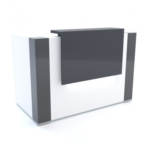 Tera 64" Straight Reception Desk - TRA42 by MDD Office Furniture