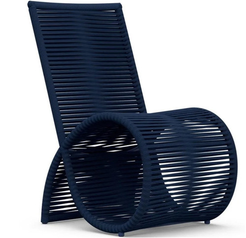 Wave Dining Chair (Qty 2) - Midnight Blue by Azzurro Living