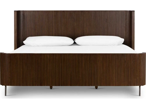 Fletcher Queen Bed - Terra Brown Oak by Four Hands
