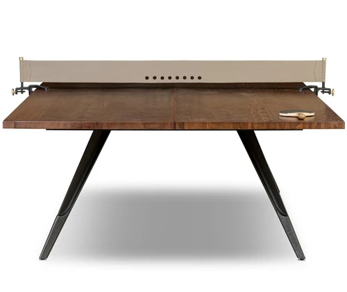 District Eight Ping Pong Table - Smoked Oak Veneer by Four Hands Collection
