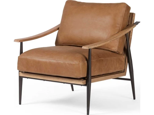 Kennedy Chair - Palermo Cognac Leather by Four Hands