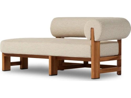 Malta Outdoor RAF Chaise - Faye Sand by Four Hands