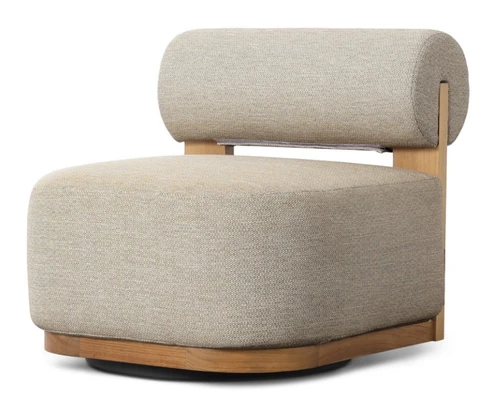 Malta Outdoor Swivel Chair - Faye Sand by Four Hands