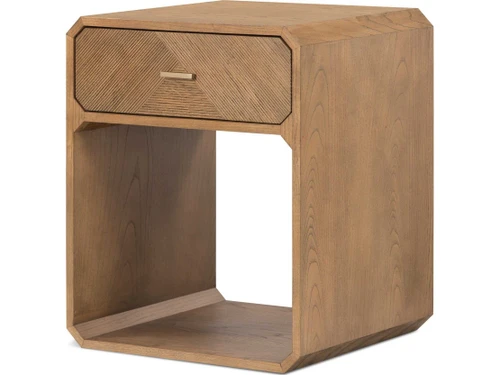 Caspian Nightstand - Natural Ash Veneer by Four Hands
