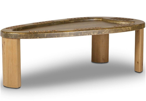 Vella Poker Table - Smoked Oak Veneer by Four Hands
