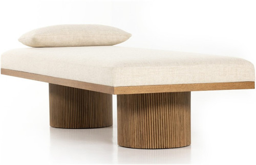Jakobi Chaise - Thames Cream Performance Fabric by Four Hands