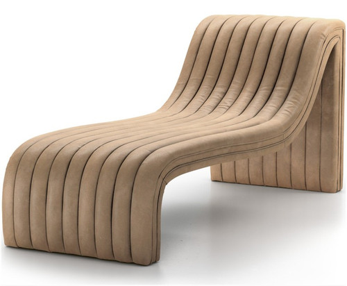 Augustine Chaise Lounge - Palermo Drift Leather by Four Hands