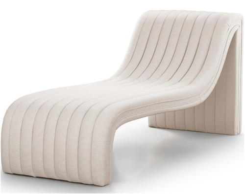 Augustine Chaise Lounge - Dover Crescent Performance Fabric by Four Hands