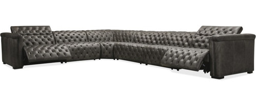 Savion Grandier 6-PC Sectional (Grey) by Hooker Furniture