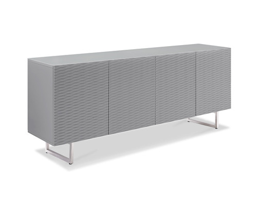 Wally Buffet in gray finish by Whiteline Modern Living 1