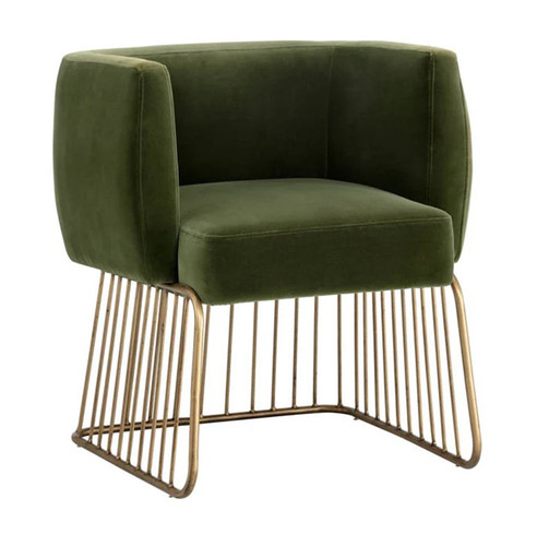 Gala Dining Chair (Forest Green) by Sunpan Modern Home