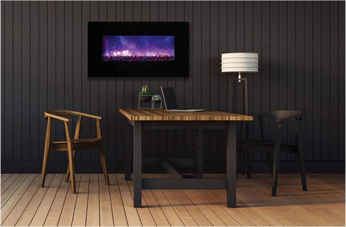 43" Wall Mount / Built In Series Electric Fireplace (WM-FM-34-4423-BG)  by Amantii