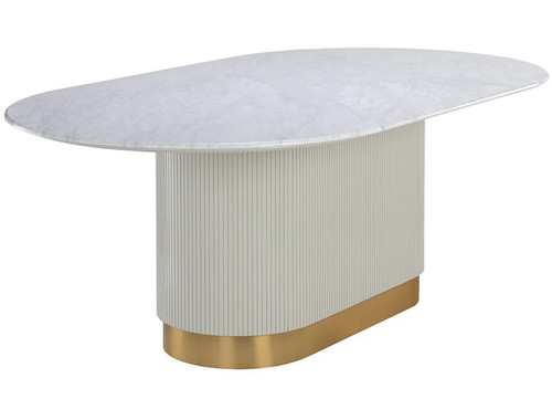 Paloma Dining Table - Oval 84" by Sunpan Modern Home