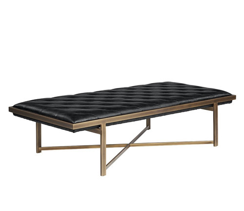 Kayla Bench (Vintage Black SW0084) by Sunpan Modern Home