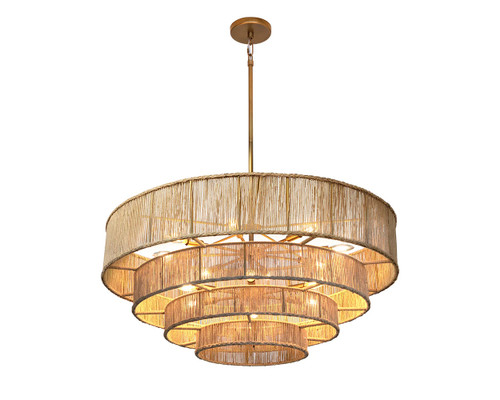 Lumina Chandelier - Natural Jute by Sunpan Modern Home