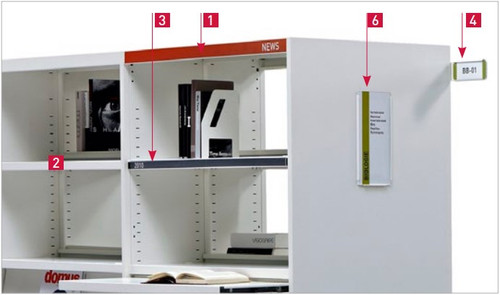 LS11 - Movable Shelf Inserted Label (Pack 24 Units) #2 by Actiu